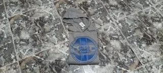 Sudadera Jack&Jones de chico. Gris con capucha. S