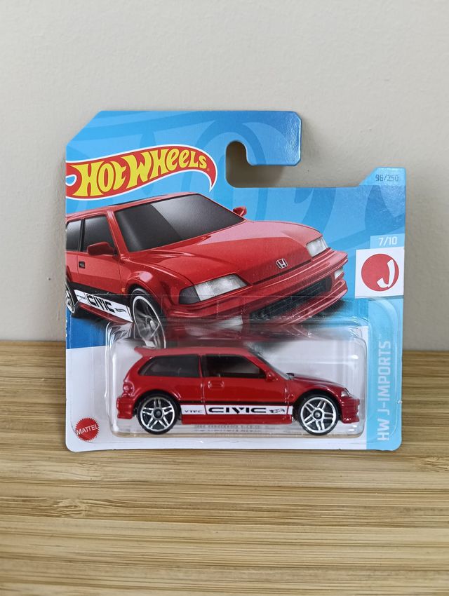 Hot Wheels Honda Civic EG Rojo