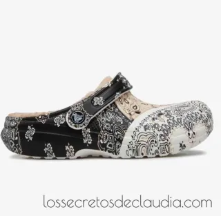 NUEVOS zuecos CROCS Classic Bandana forrados