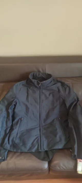 Chaqueta moto hombre