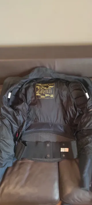 Chaqueta moto hombre