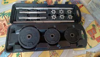 Kit Musculación Domyos Pesas y Barras