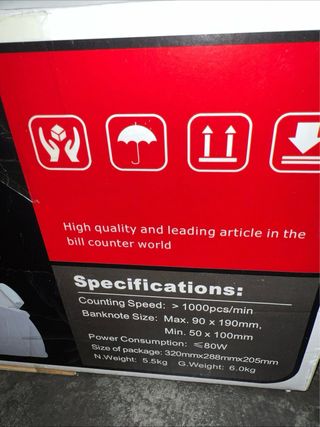 Contabanconote doppio display