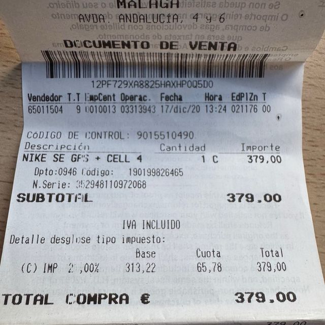 Apple Watch SE Nike Plateado Celular