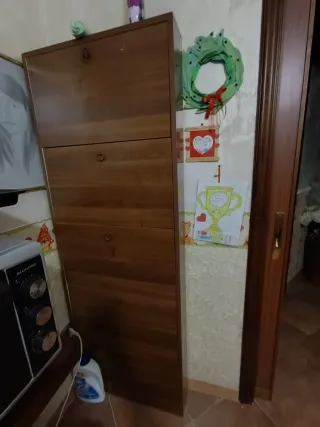 Scrivania/Scarpiera Legno