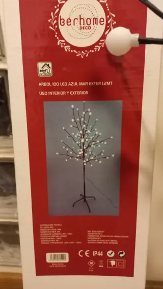Árbol de Navidad 100 LED Azul
