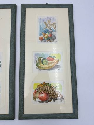 Coppia Quadri Lucy Frutta e Natura