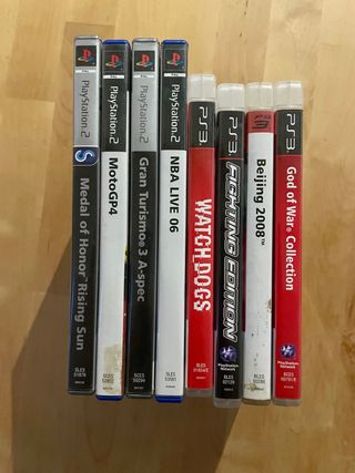 Lote 8 Juegos PS2 y PS3