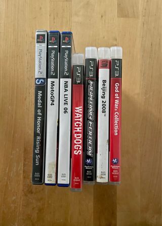 Lote 7 Juegos PS2 y PS3