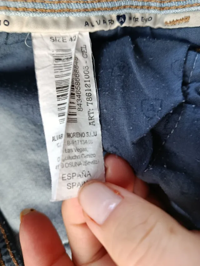 Pantalón Vaquero Álvaro Moreno Talla 42