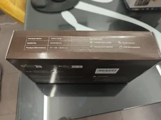 Lámparas de Mesa LED Negra (2 uds)