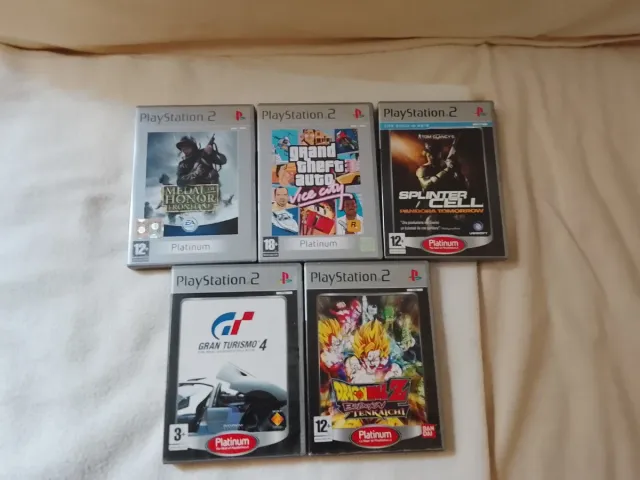 Pack 5 Juegos PlayStation 2 Platinum
