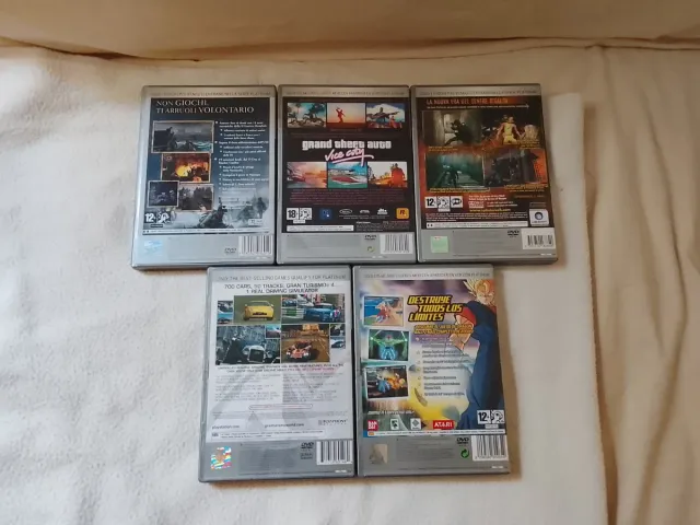 Pack 5 Juegos PlayStation 2 Platinum