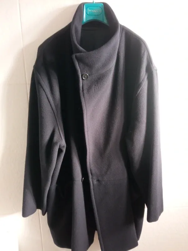 Abrigo de caballero azul marino