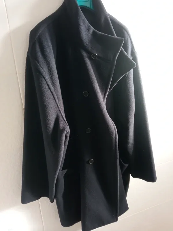 Abrigo de caballero azul marino