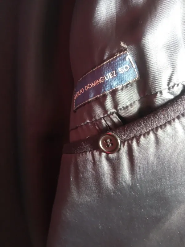 Abrigo de caballero azul marino