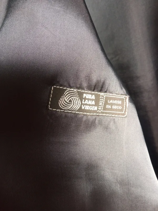 Abrigo de caballero azul marino