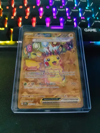 Carta Pokémon Pikachu EX en Español