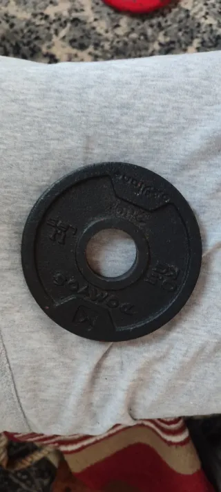 Disco + barra + bloqueadores de discos