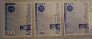 11 figurine Maradona il più grande giocatore 2005