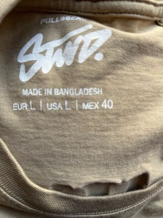 Camiseta Pull&Bear Same Day Delivery Talla L