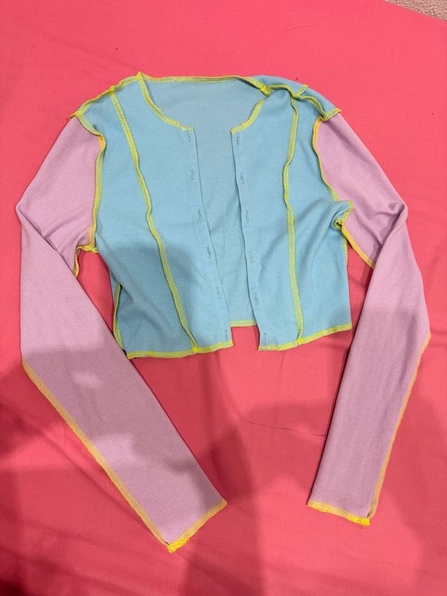 Chaleco colores pastel