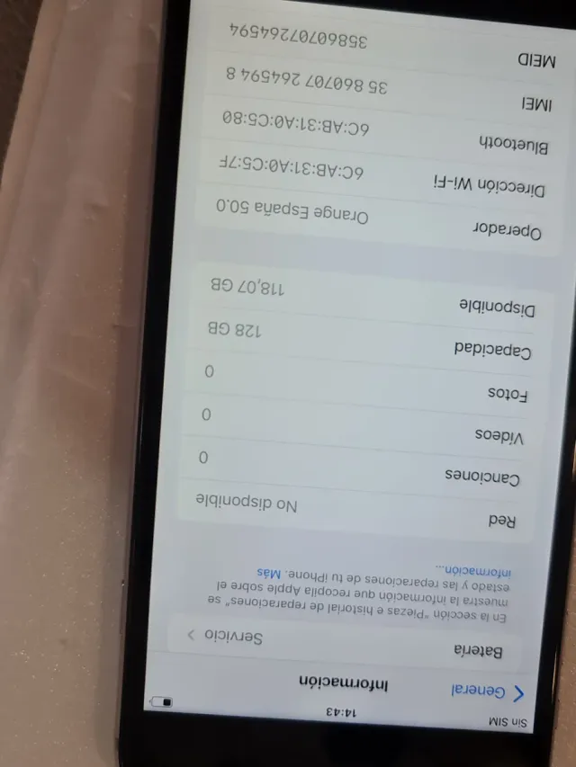 iPhone 6S Plus 128GB Plata Libre