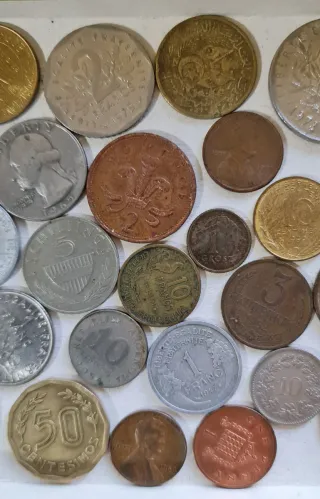 Colección monedas variadas