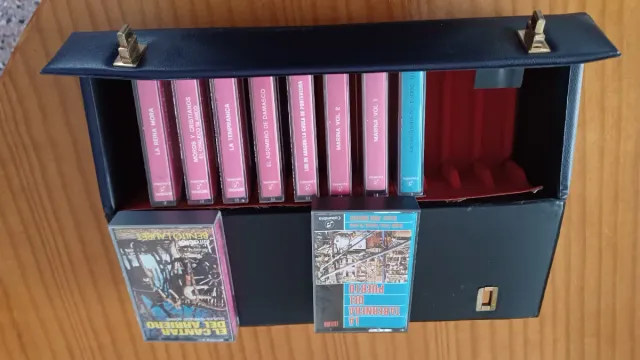 Lote Cintas Cassette con estuche Flamenco y Pop