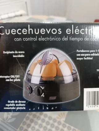 Cocedor de huevos eléctrico.