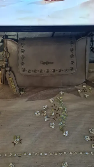 Bolso bandolera Pepe Jeans marrón