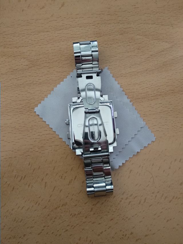 Reloj Chaumont Doble Hora Plata/Blanco Nuevo
