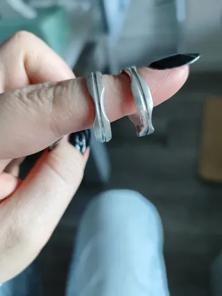 Anillos Plata Ley S925 Hombre Tipo Alianza