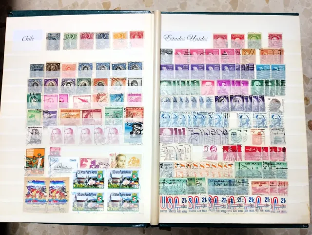 Album di francobolli America +1000