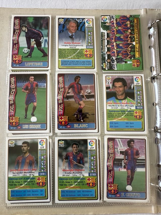 Las Fichas de La Liga 96-97