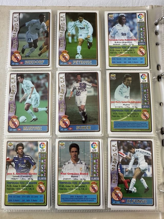 Las Fichas de La Liga 96-97