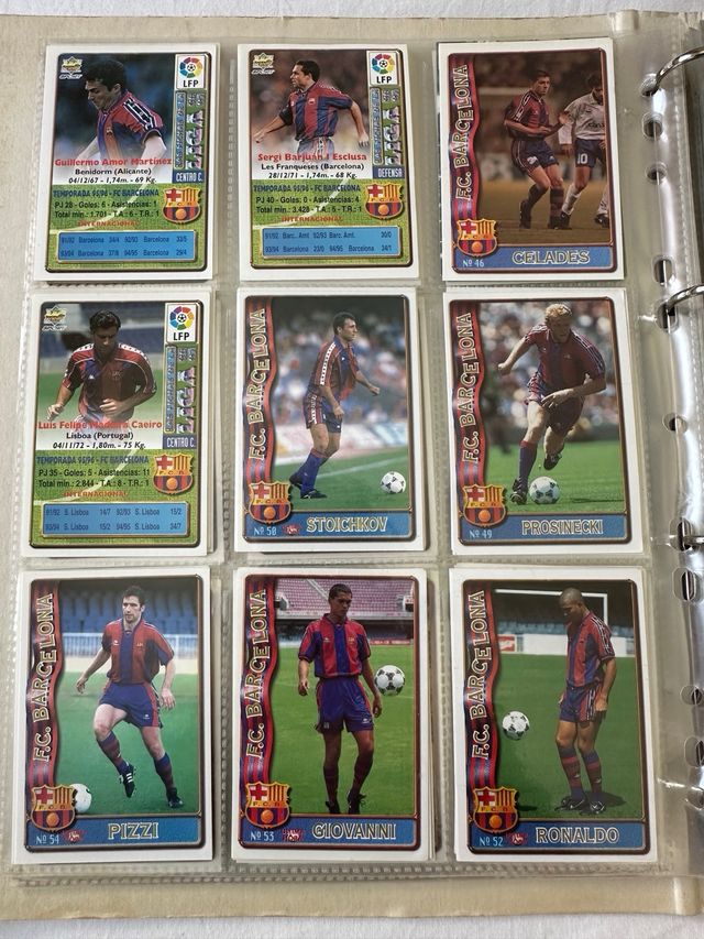 Las Fichas de La Liga 96-97