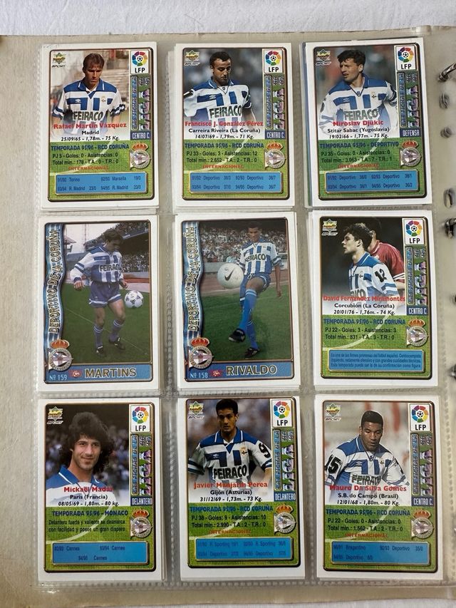 Las Fichas de La Liga 96-97