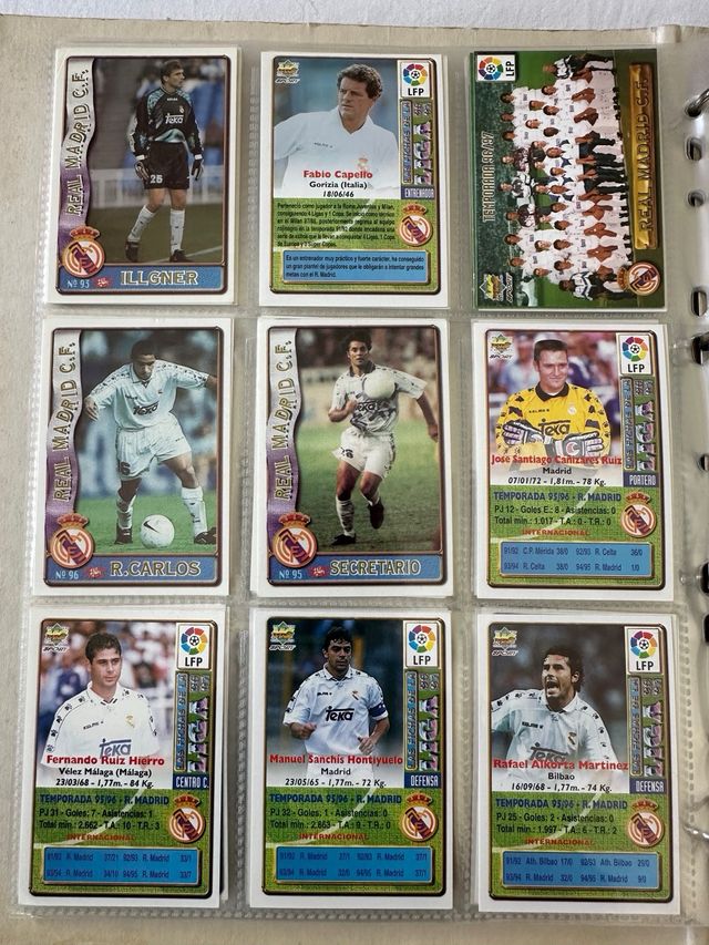 Las Fichas de La Liga 96-97