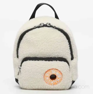 NUEVA mochila BIMBA Y LOLA blanca borreguito