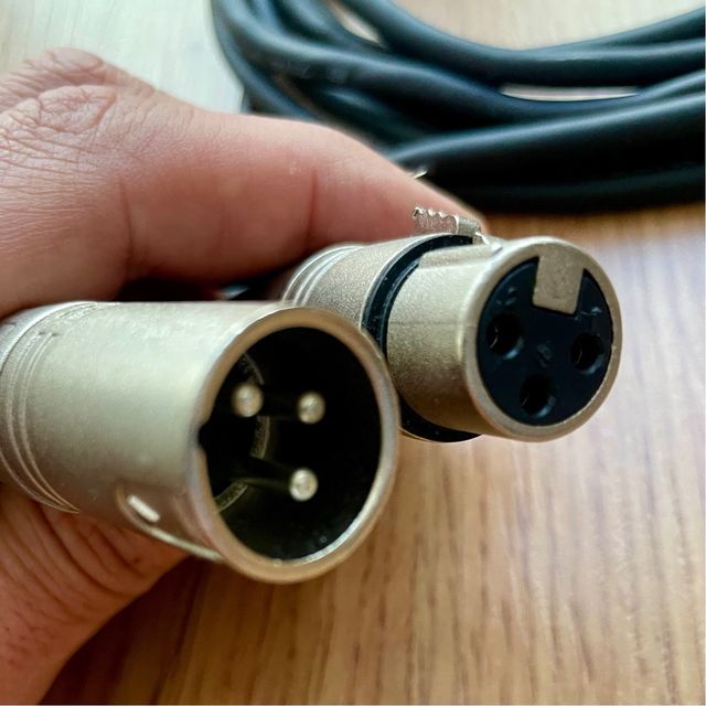 2 Cables XLR Macho/Hembra 3m