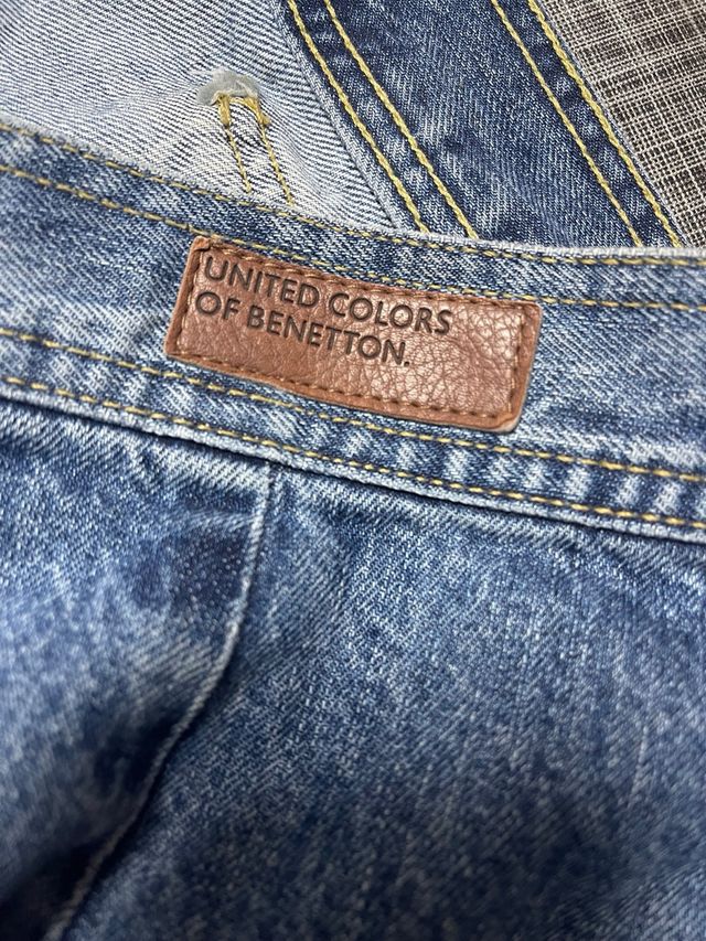 Falda vaquera larga Benetton