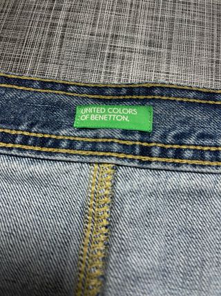 Falda vaquera larga Benetton