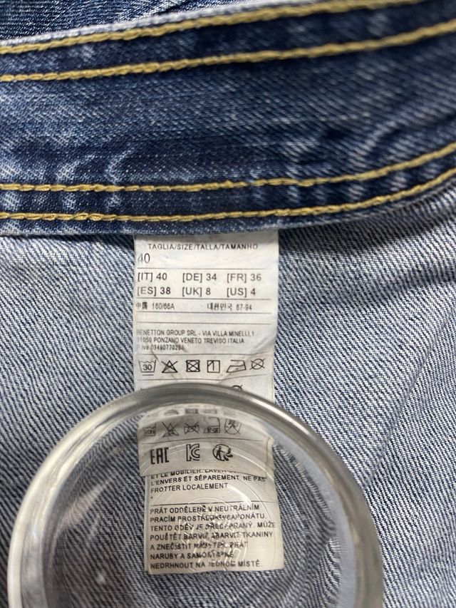 Falda vaquera larga Benetton