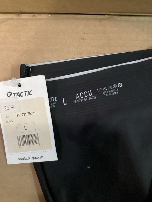 Perneras ciclismo Tactic Talla L