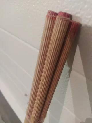 Varillas estriadas de madera