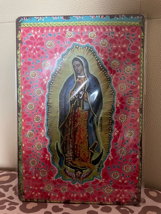 Cuadro Virgen de Guadalupe Metal