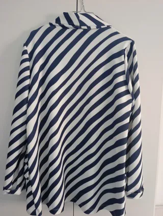 Americana Talenti rayas azul y blanco Talla XL