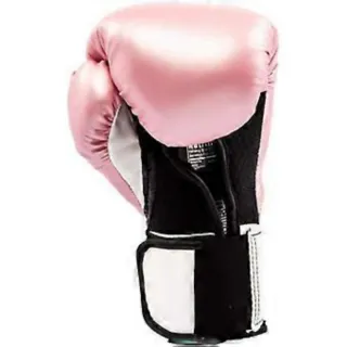 Guantes Everlast Elite Rosa y Blanco. 12oz