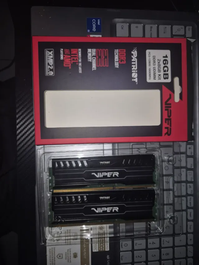 2x8GB DDR3 RAM Patriot Viper 1600MHz